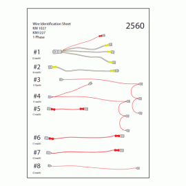 Wire Harness Set - 1 Phase - KM1227/1027